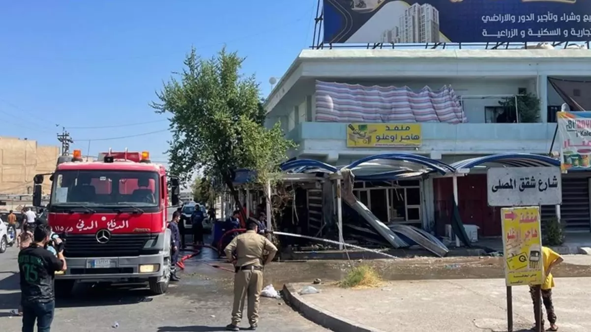 Irak’ta Türkmen Cephesi’ne yapılan bombalı saldırının görüntüleri ortaya çıktı