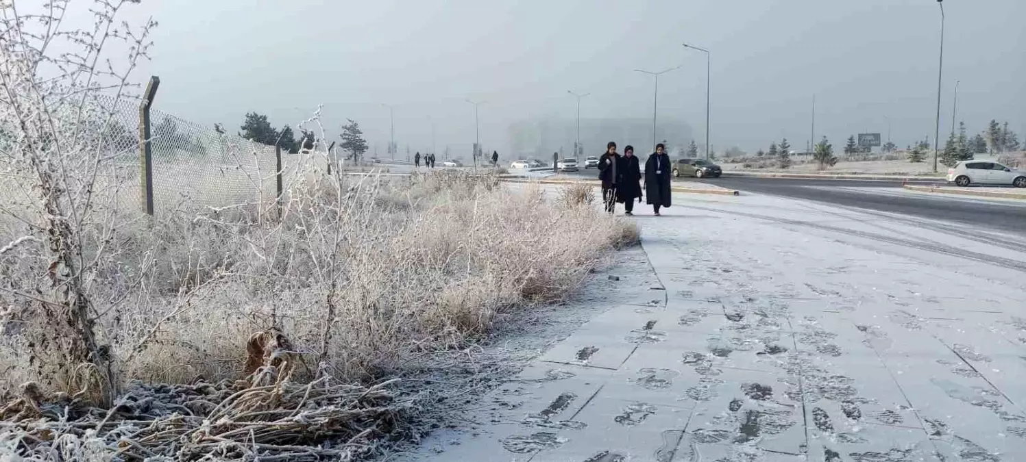 Erzurum’da Soğuk ve Sisli Hava