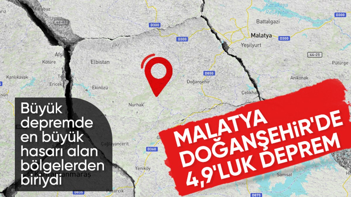 SON DAKİKA! Malatya’da 4.9 büyüklüğünde deprem