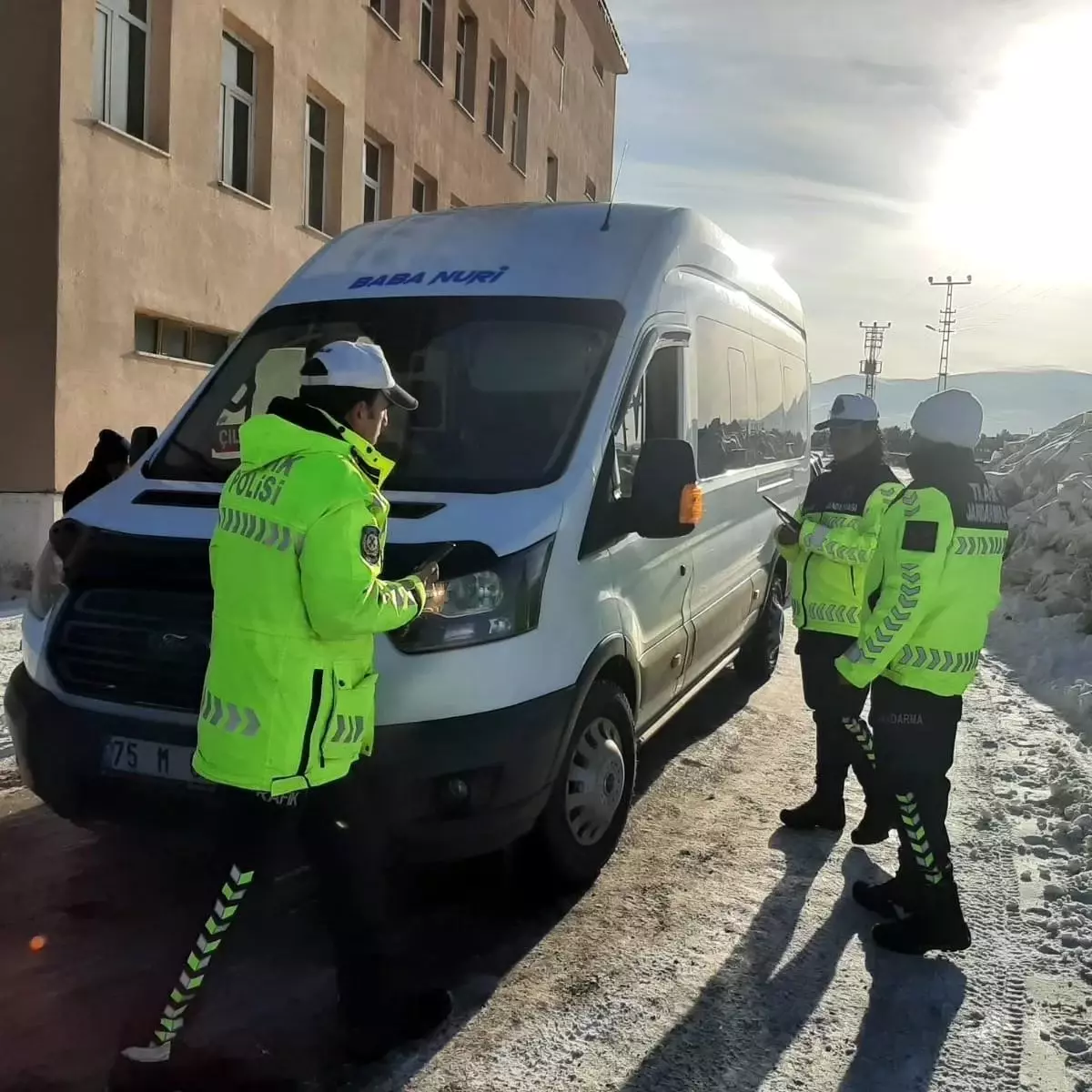 Çıldır’da Taşımalı Servislere Denetim