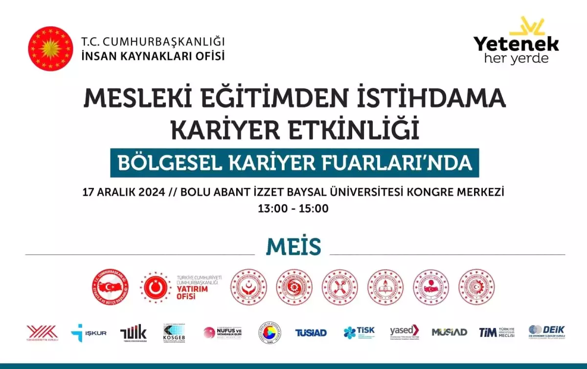 Yetenek Her Yerde Fuarı Bolu’da Başlıyor